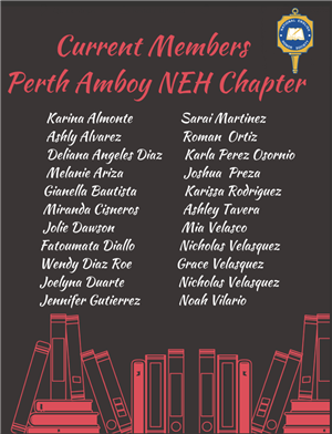 Current Members Perth Amboy National Honor Society Chapter